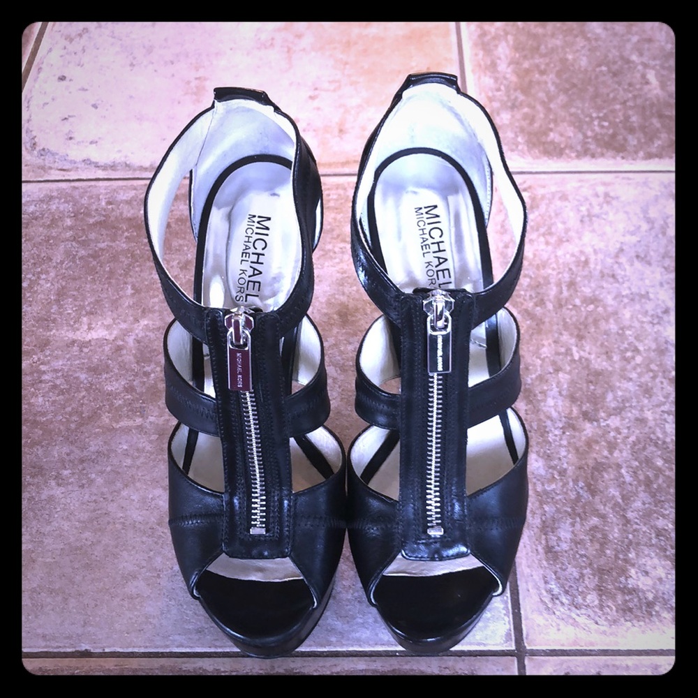 Michael Kors gladiator platform stilettos